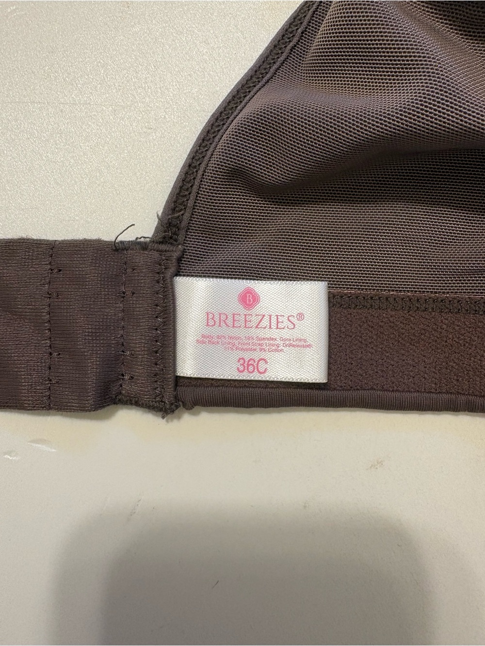 Breezies underwire Bra in Dark Brown - Picture 3 of 4